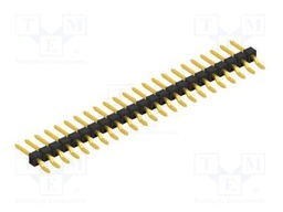 Connector: pin strips; pin header; male; PIN: 23; 2.54mm; SMT; 1x23