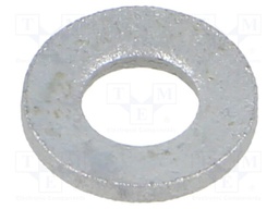 Washer; round; M5; D=11mm; h=1.55mm; spring steel; Plating: zinc