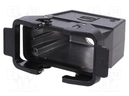 Enclosure: for HDC connectors; Han; size 16B; for cable; straight