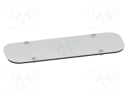 Cable gland plate; steel; W: 200mm; L: 400mm; Spacial S3D; D: 1.5mm