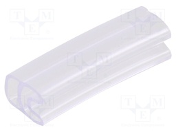 Markers for cables and wires; PVC; transparent; leaded; -40÷80°C