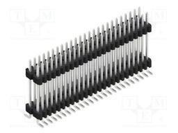 Connector: pin strips; pin header; male; PIN: 50; 1.27mm; SMT; 2x25