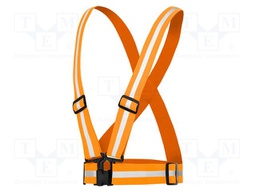 Trousers braces; orange