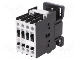 Contactor: 3-pole; NO x3; Auxiliary contacts: NO; 110÷120VAC; 12A