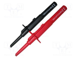Clip-on probe; hook type; 20A; black; 1kV; 4mm; Overall len: 121mm