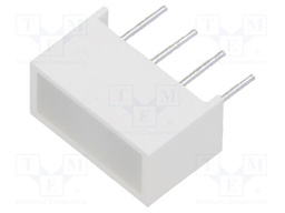 LED backlight; red; Lens: white,diffused; λd: 630nm; 120÷230mcd