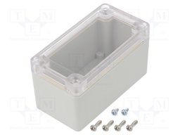 Enclosure: multipurpose; X: 50mm; Y: 95mm; Z: 50mm; Ritec; light grey