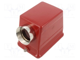 Enclosure: for HDC connectors; 180 °C; size 104.62; IP65; PG36