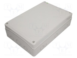 Enclosure: multipurpose; X: 330mm; Y: 506mm; Z: 130mm; INDUSTRIAL