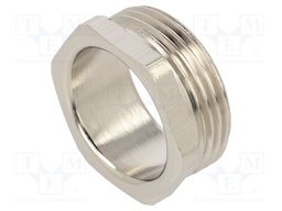 Nut; Thread: metric; brass; SKINDICHT®; Plating: nickel; Pitch: 1.5