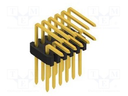 Connector: pin strips; pin header; male; PIN: 12; 1.27mm; THT; 2x6