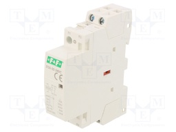 Contactor: 2-pole installation; NC x2; 24VDC; 25A; DIN