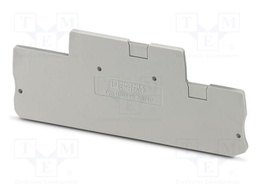 End piece; L: 47.5mm; W: 2.2mm; H: 98.9mm; Body: grey