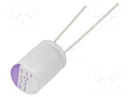 Polymer Aluminium Electrolytic Capacitor, 33 µF, 63 V, Radial Leaded, OS-CON SXE Series, 0.025 ohm