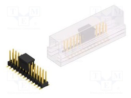 Connector: pin strips; pin header; male; PIN: 26; 2.54mm; SMT; 2x13