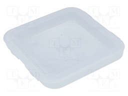 Container: box; 133x133x13mm; polypropylene