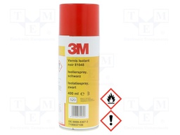 Insulation coating; black; spray; 400ml; Series: 16xx; 15min