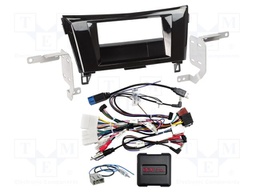 Adapter for control from steering wheel; Nissan; black gloss