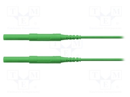 Test lead; 6kVDC; 6kVAC; 16A; 4mm banana plug-4mm banana plug