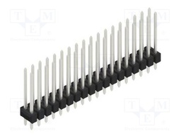 Connector: pin strips; pin header; male; PIN: 36; 2.54mm; THT; 2x18