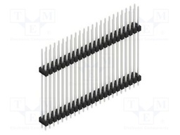 Connector: pin strips; pin header; male; PIN: 46; 2.54mm; THT; 2x23