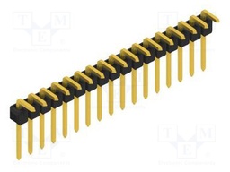 Connector: pin strips; pin header; male; PIN: 17; 2.54mm; THT; 1x17