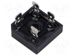 Bridge rectifier: single-phase; Urmax: 200V; If: 35A; Ifsm: 400A