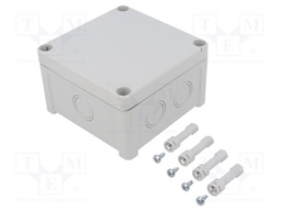 Enclosure: junction box; X: 110mm; Y: 110mm; Z: 65mm; wall mount; ABS