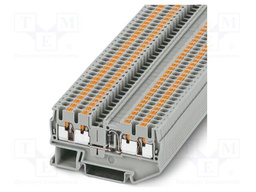 Splice terminal: rail; PA; L: 35.3mm; terminals: 4; W: 5.2mm; H: 72mm