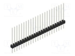 Connector: pin strips; pin header; male; PIN: 23; 2.54mm; THT; 1x23