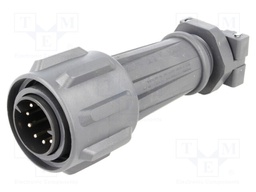 Connector: circular; plug; male; PIN: 10; EXPlora; Contacts: brass