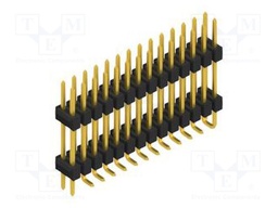 Connector: pin strips; pin header; male; PIN: 28; 2.54mm; SMT; 2x14