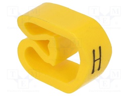 Markers for cables and wires; Label symbol: H; 8÷16mm; PVC; H: 6mm