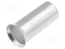 Bootlace ferrule; non-insulated; copper; 25mm2; 18mm; tinned