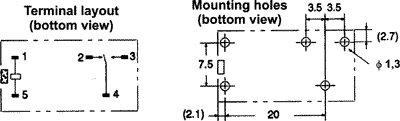 Relay: electromagnetic; SPDT; Ucoil: 9VDC; 10A/250VAC; 10A/30VDC