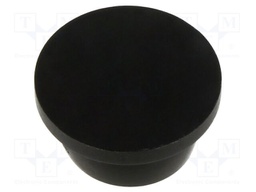 Accessories: stopper; H: 8.2mm; push-in; Flange dia: 22mm; black