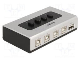 Switch; USB 2.0; black,grey; plastic; Features: hot-plug,PnP