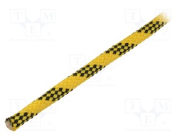 Rope; polypropylene; Ørope: 8mm; L: 100m; with a core; yellow