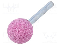 Grindingstone; 6mm; metal,steel; ceramics; Mounting: rod 6mm