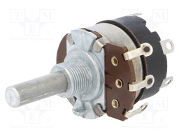 Potentiometer: shaft; 470kΩ; 500mW; ±20%; soldered; 6mm; carbon