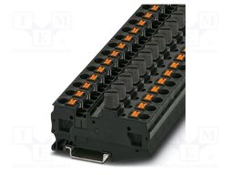 Splice terminal: rail; 10A; 1kV; push-in; PA; L: 49.8mm; 0.5÷10mm2