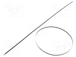 Cable tie; L: 680mm; W: 4.6mm; stainless steel AISI 304; 450N