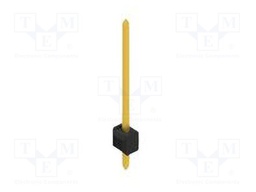 Connector: pin strips; pin header; male; PIN: 1; 2.54mm; THT; 1x1