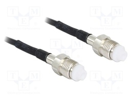 Cable; 3m; FME female,both sides; black; Øcable: 2.7mm; 50Ω