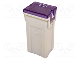 Fuse: fuse; 25A; 32VDC; automotive; 14.1mm; 14.1x12x27.2mm