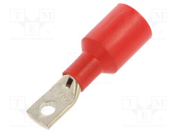 Tip: ring tube; M5; Ø: 5.3mm; 16mm2; crimped; for cable; insulated