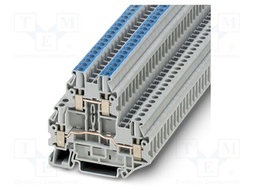 Splice terminal: rail; UT; PA; terminals: 4; W: 6.2mm; H: 69.9mm