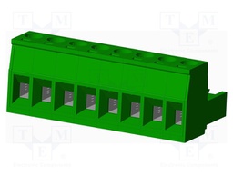 Connector: pluggable terminal block; plug; female; straight; 12A