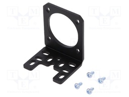Bracket; black; Pcs: 1; bracket,mounting screws