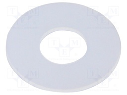 Washer; round; D=15.9mm; h=0.5mm; polyamide; natural